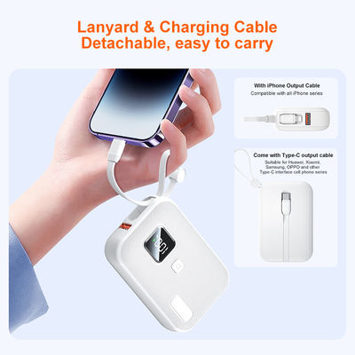 Harga yang bagus Easy Carry Mini Power Bank Ter ringan 10000mah Power Bank dengan PD22.5W Output on line