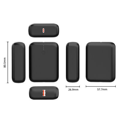 10000mAh Kapasitas Mini Power Bank Quick Charge Dengan Baterai 21700