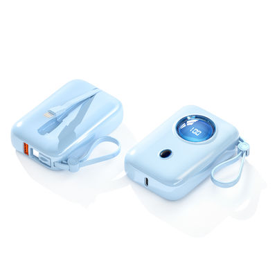 Harga yang bagus 10000mAh Mini Power Bank Ringan Dengan Input Tipe C PD22.5W on line