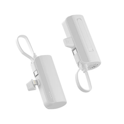 Harga yang bagus White Tail Plug Power Bank Portable Charger 5V/2.1A Output Kompatibilitas Universal on line