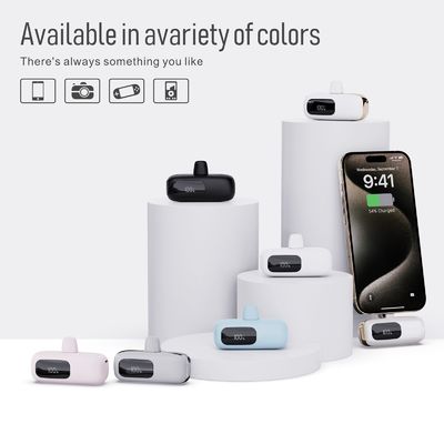 Harga yang bagus Pengisian cepat Plug Power Bank Pengecas ABS Ringan Multi Warna on line