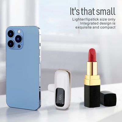 Harga yang bagus 101g Ringan Tail Plug Power Bank Dengan 5V/2.1A Output 1-2 Jam Waktu Pengisian on line