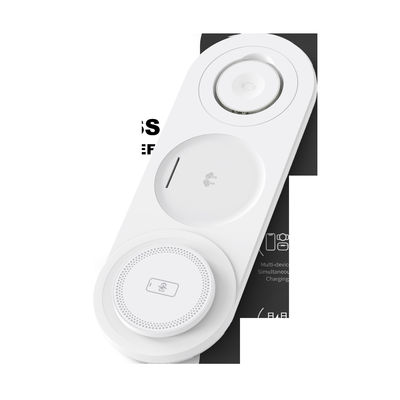 Multi Device Wireless Charging Station 3 In 1 untuk iPhone Apple Watch AirPods dengan 10W/7.5W/5W Power Type C