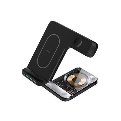 Harga yang bagus OEM ODM Tiga Dalam Satu Stasiun Pengisian Tanpa Kabel Untuk iPhone Samsung AirPods on line