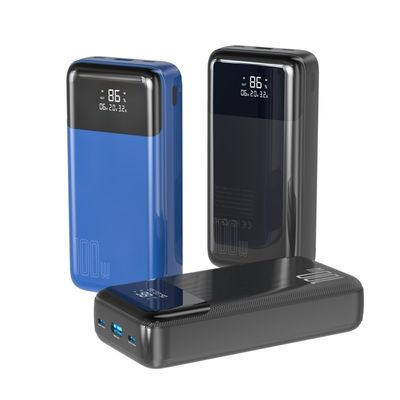 Harga yang bagus 25000mAh ABS PC Power Bank 100W Kompatibilitas Universal on line