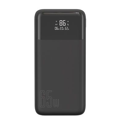 Harga yang bagus Black 65w Power Bank 20000mah Universal Power Bank Dibangun Dalam Lampu senter on line