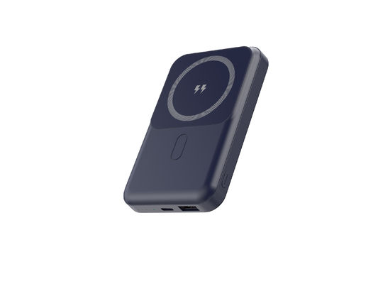 Harga yang bagus Wireless Charging Magnet Power Bank dengan 7.5W Output Li Polymer Battery ABS PC Fireproof on line