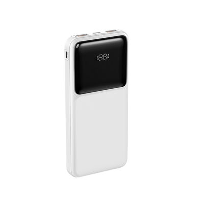 Harga yang bagus ABS PC Dibangun Di Kabel Power Bank 20000mAh Kompatibilitas Universal Dengan Lampu Indikator LED on line