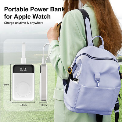 Harga yang bagus Mini Smartwatch Power Bank 3000mAh Untuk On-The-Go Baterai Pengisian on line