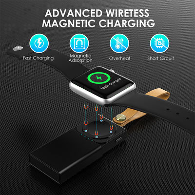 Harga yang bagus Black Plastic Mini Power Bank Iwatch Charger Kompatibilitas universal dengan baterai lithium ion on line