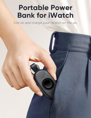 Harga yang bagus Smartwatch Tipe C Charging Power Bank 1000mAh Dengan 5V / 1A Input / Output on line
