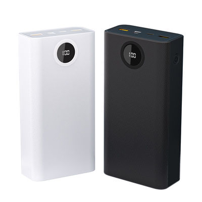 Harga yang bagus Keamanan Power Bank Kapasitas Besar Putih Hitam 10000mAh Dengan Perlindungan Overcharge on line