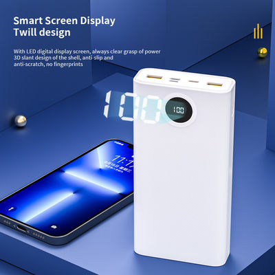 Harga yang bagus Kapasitas Besar Universal Lithium Polymer Power Bank ABS PC Fireproof 20W PD Pengisian on line