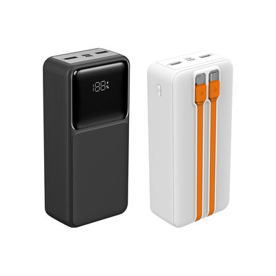 Harga yang bagus Pengisian cepat Dibangun di Kabel Power Bank 30000mAh Kompatibilitas Universal on line