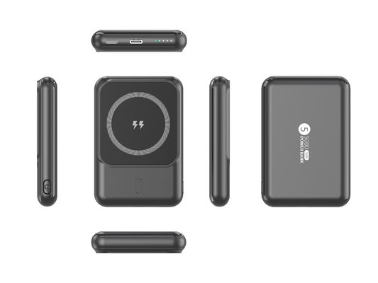 Harga yang bagus VO Grade Fireproof Slim power bank 5000mah dengan 5W 7.5W Wireless Output on line