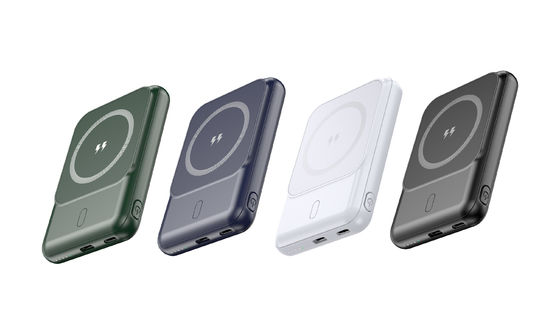 Harga yang bagus Ultra Slim Magnetic Power Bank Wireless Charging 5V-3A Output on line