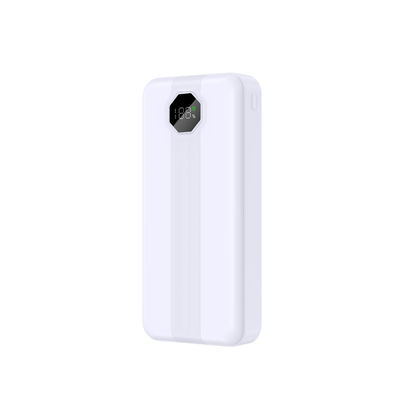 Harga yang bagus Blue White ABS PC PD Power Bank 10000mAh 20W Kapasitas pengisian 22,5W on line