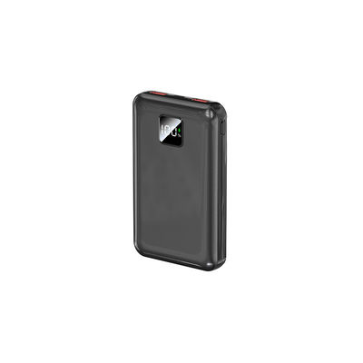 Harga yang bagus Black Slim PD Power Bank 10000mAh 20W 22.5W Power Bank Kompak on line