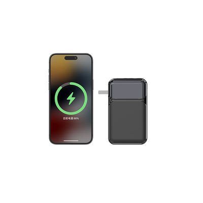 Harga yang bagus Wall Plug Power Bank Portable Charger Dalam Hitam Putih Kualitas Tinggi on line