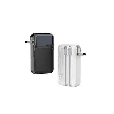 Harga yang bagus Portable Fast Charging Type C Power Bank Dengan Kabel Bawah Tanah Disetujui CE on line